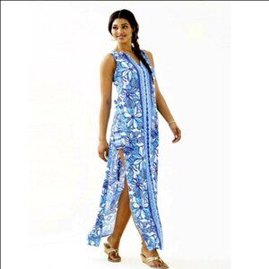 NWT Lilly Pulitzer Donna Maxi Romper w Shorts 00